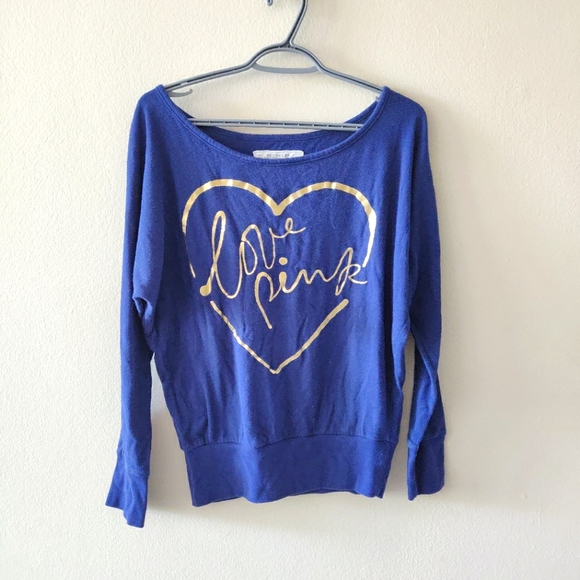 Victoria secret Pink crew shirt - XS-S - Picture 1 of 1